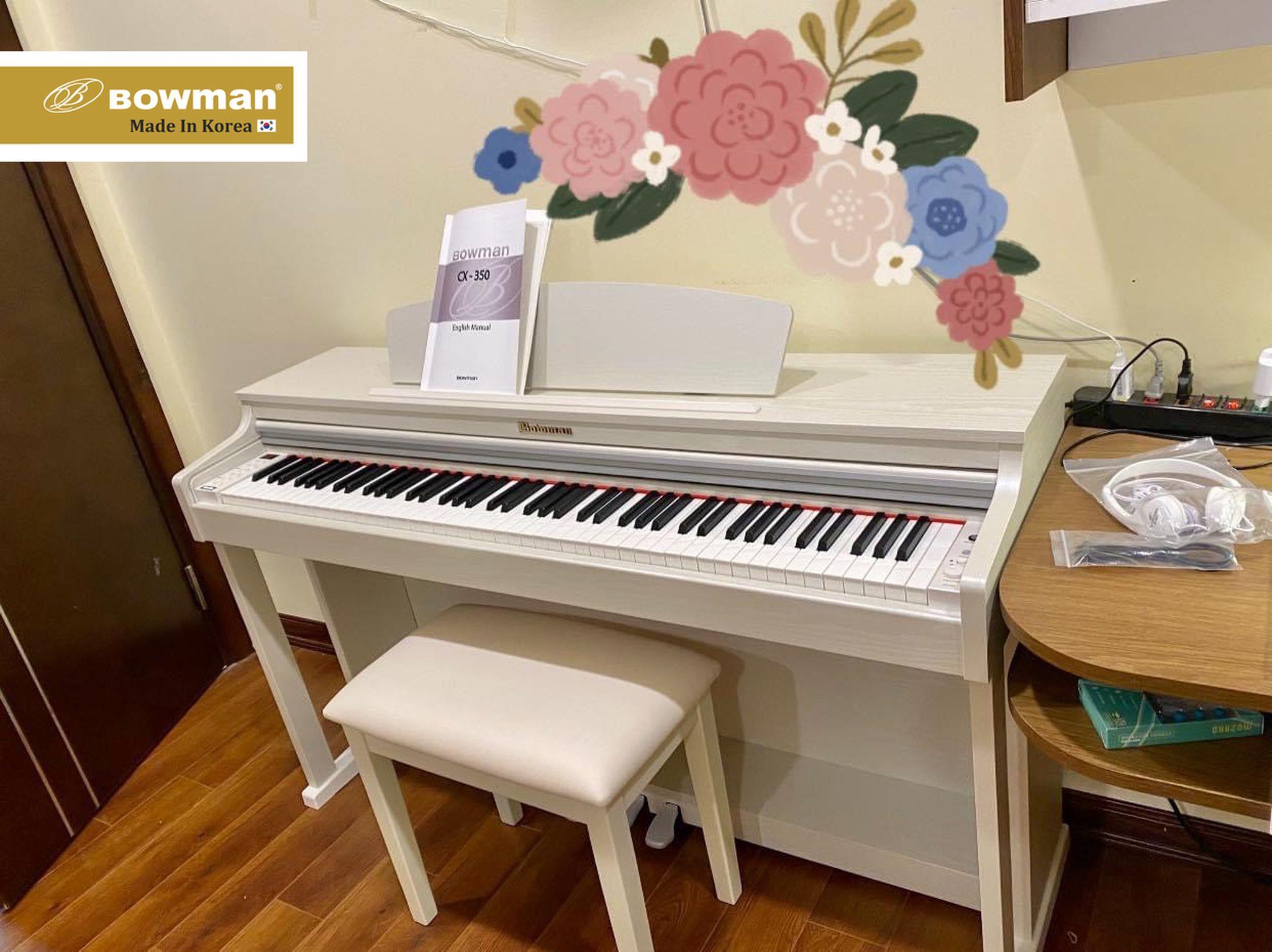 Lắp đặt đàn PIANO điện MỚI BOWMAN CX350 (Model 2022) cho bạn nhỏ ở Times City