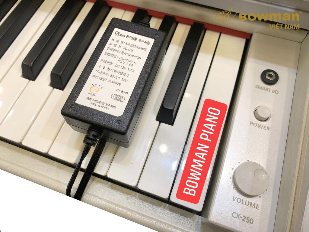 Adapter - Cục nguồn của đàn Piano điện Bowman được sản xuất tại Hàn Quốc
