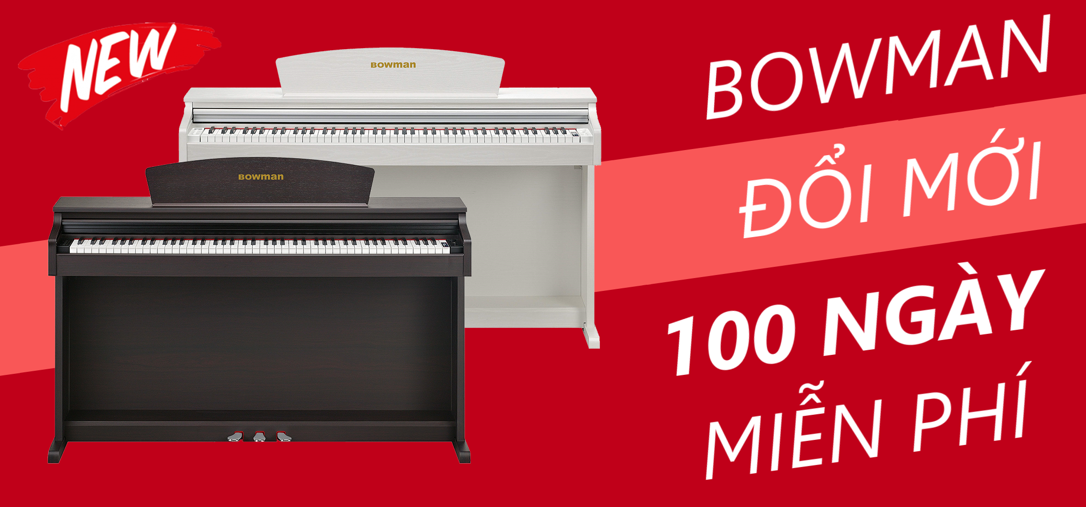Bowman PIANO Việt Nam ra mắt chương trình ĐỔI MỚI 100 NGÀY MIỄN PHÍ