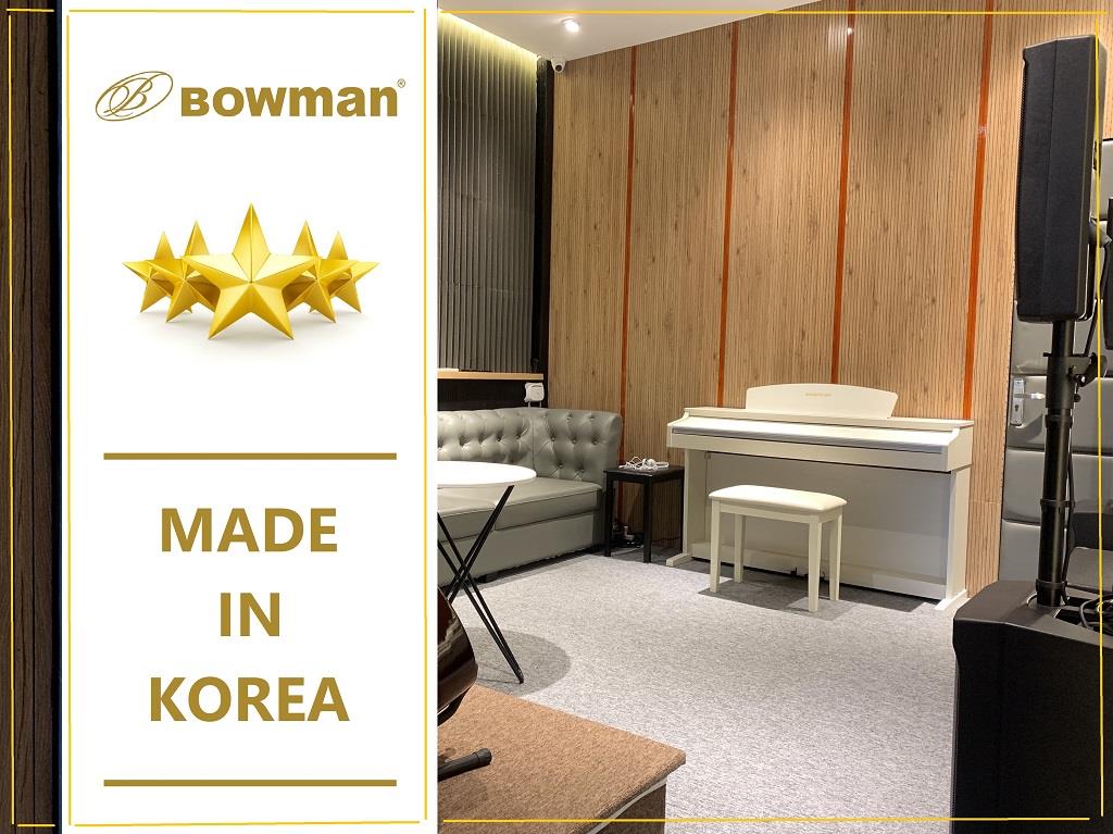Đàn piano điện BOWMAN được sản xuất tại Hàn Quốc