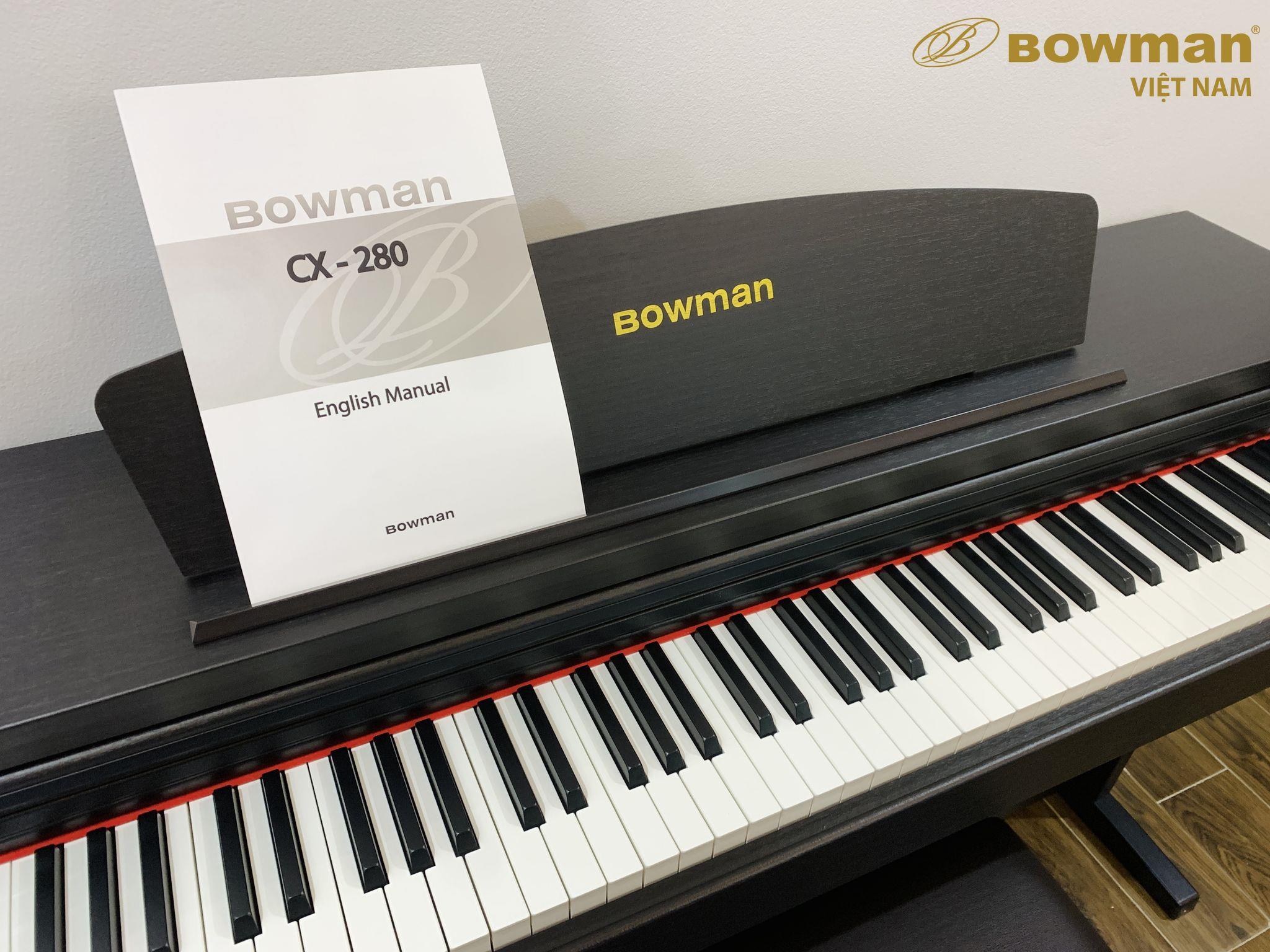 Hình ảnh chi tiết sản phẩm đàn piano BOWMAN CX280 SR (Model 2022) - BowmanPIANO.com.vn