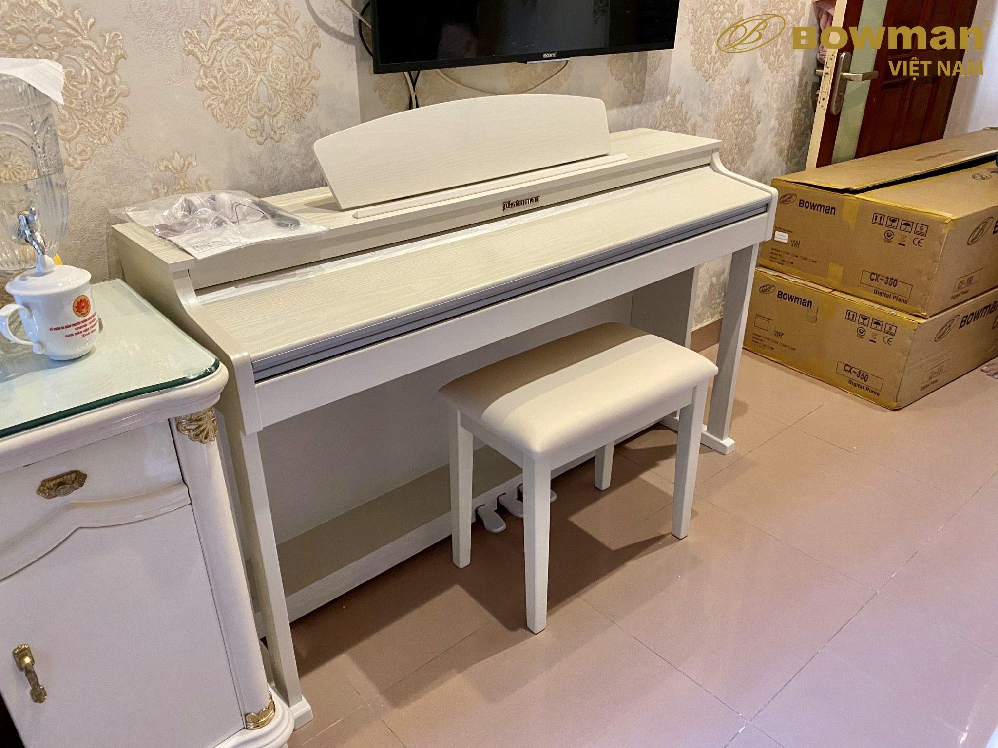 Hình ảnh PIANO điện mới BOWMAN CX350 đầu tiên Việt Nam