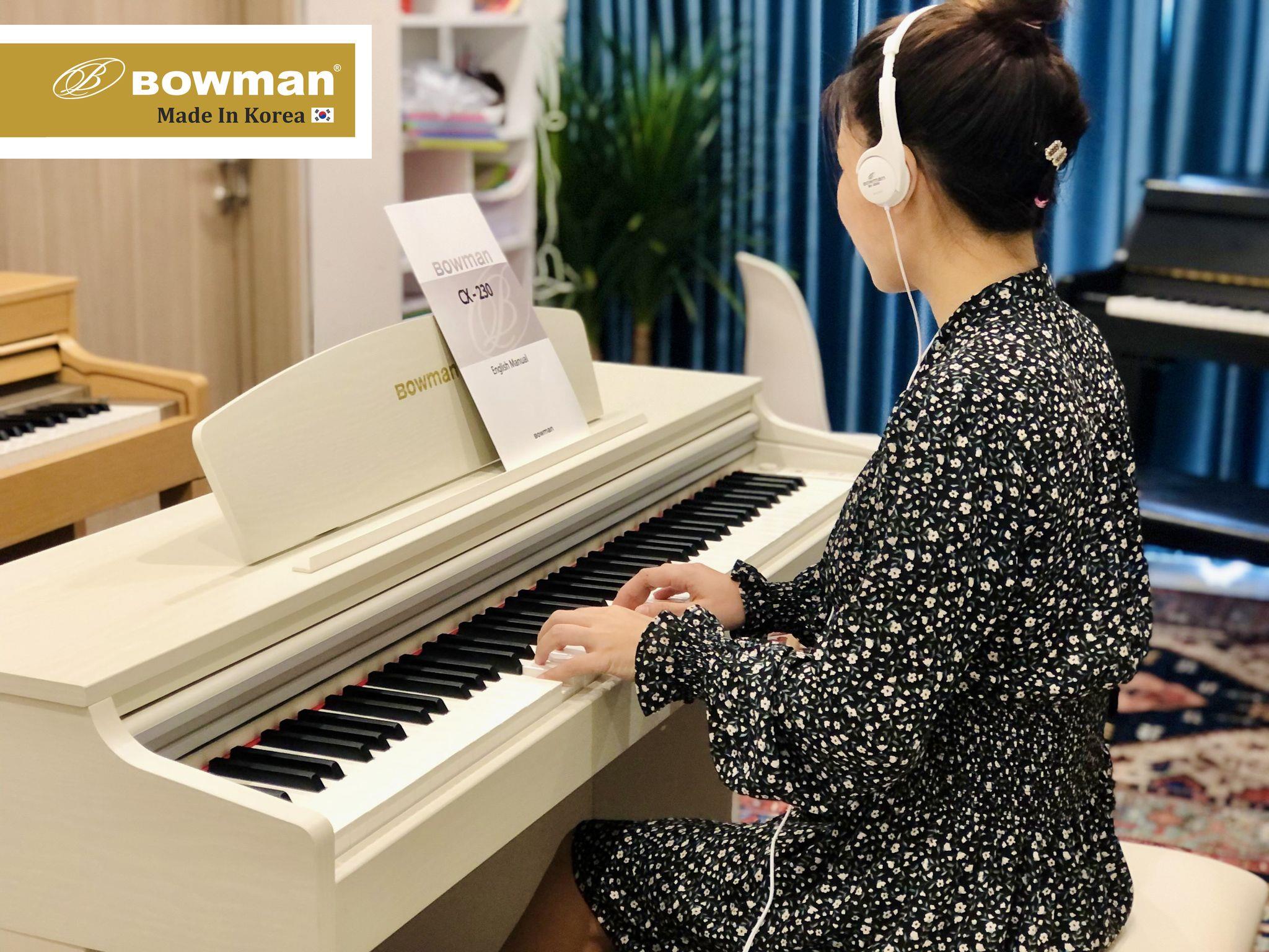 Giáo viên dạy đàn Piano trải nghiệm đàn piano điện mới BOWMAN CX230 (Model 2022)
