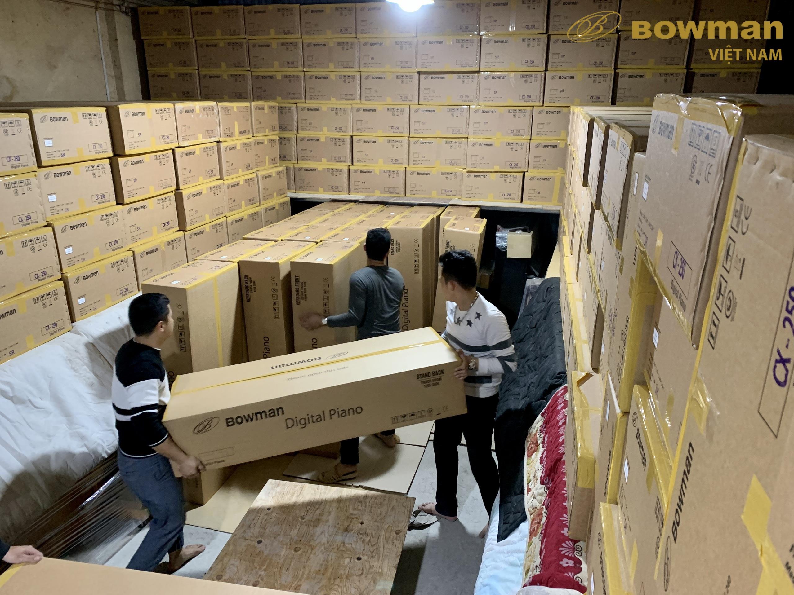 Bowman PIANO Việt Nam liên tục nhập khẩu container PIANO điện
