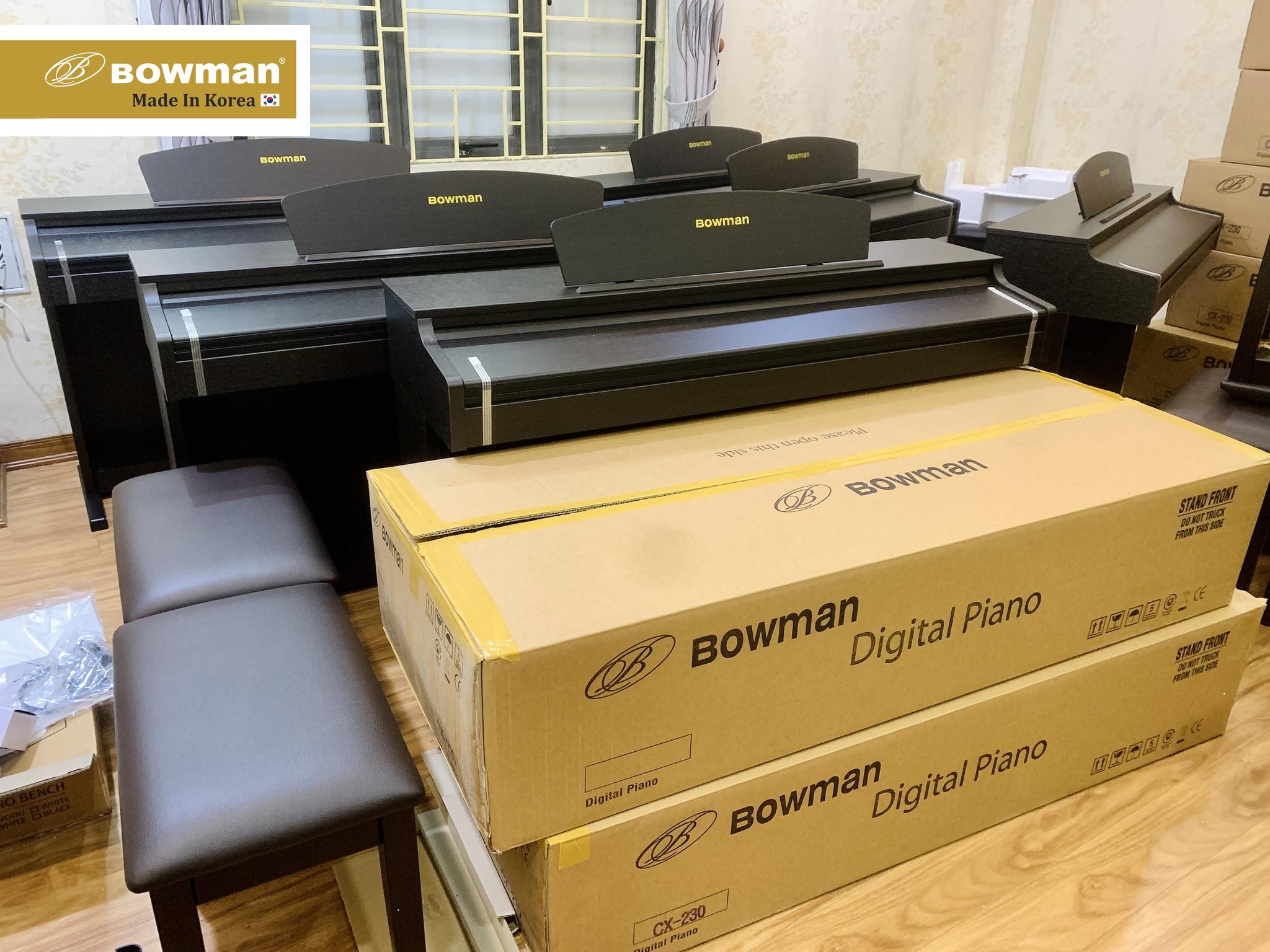 Setup lớp học 12 sản phẩm Piano BOWMAN CX230 (Model 2022)