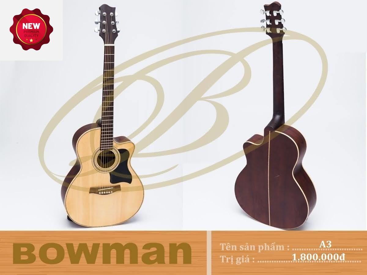 Đàn Guitar Bowman Acoustic A3 (2024)